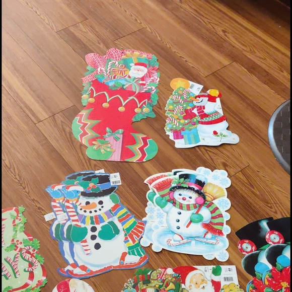 1970-80sEureka Christmas cutouts vtg - Picture 4 of 14